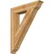 Ekena Millwork Traditional Traditional Rough Sawn Bracket, Western Red Cedar, 6"W x 34"D x 42"H BKT06X34X42TRA01RWR - alternate 1